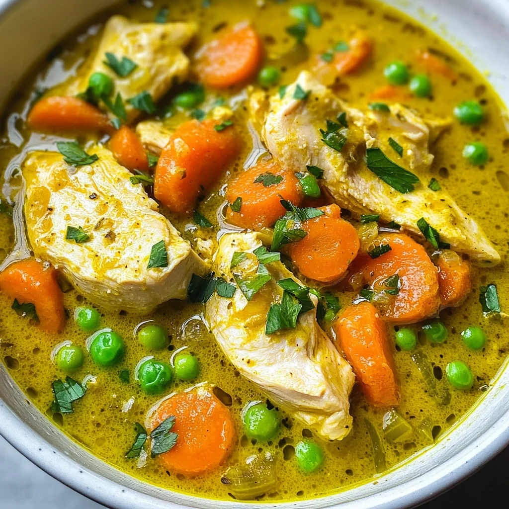Anti Inflammatory Turmeric Chicken Soup