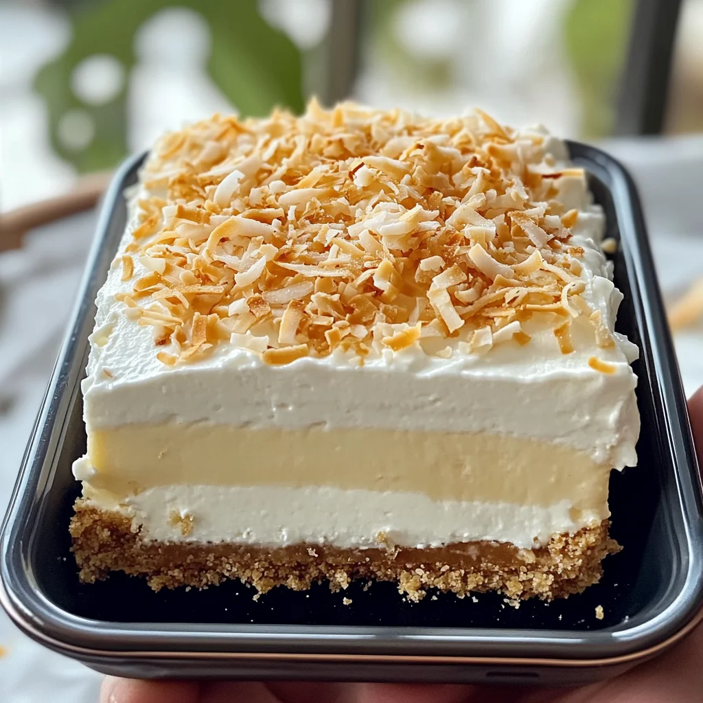 Coconut Cream Lush: A Creamy, No-Bake Dessert for Every Occasion