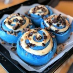 Cookie Monster Cinnamon Rolls Recipe