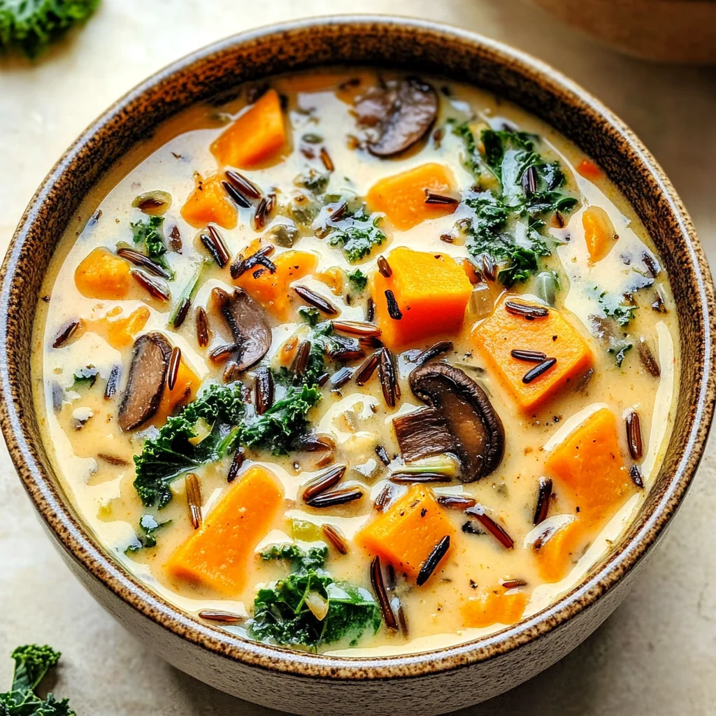 Cozy Autumn Wild Rice Soup