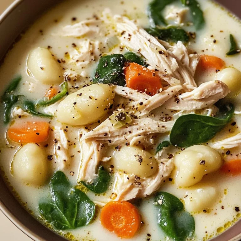 Creamy Crockpot Chicken Gnocchi Soup