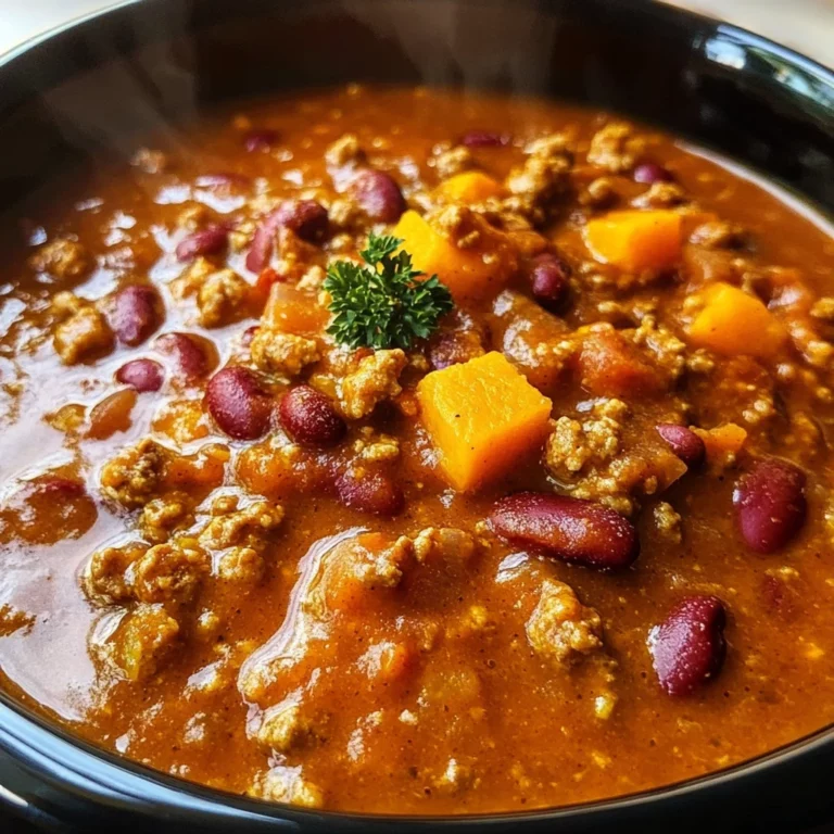 Crockpot Pumpkin Chili
