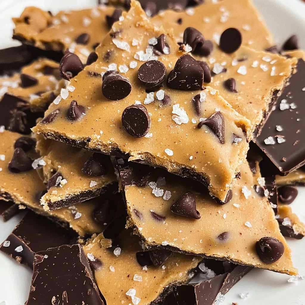 Healthy Cookie Dough Bark