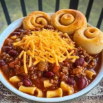 Hillbilly Chili and Cinnamon Rolls