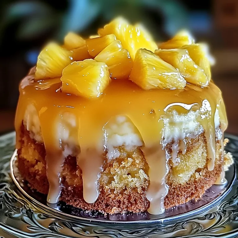 Juicy Pineapple Heaven Cake