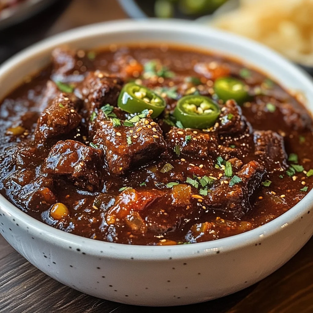 Korean Chile Con Carne