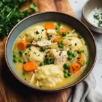 One Pot Chicken Dumpling Soup (with refrigerated biscuit dough!)