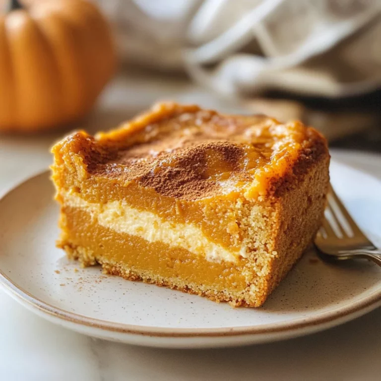 Pumpkin Gooey Butter Cake Recipe