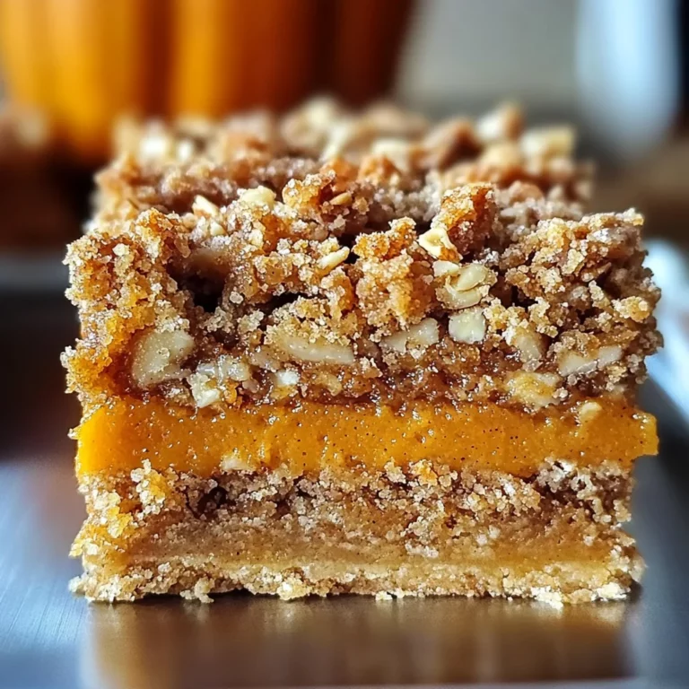 Pumpkin Pie Crumble Bars – Easy Fall Dessert Recipe