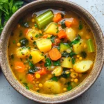 Anti-Inflammatory Veggie Soup with Turmeric