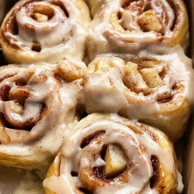 Apple Cinnamon Rolls with Apple Pie Filling
