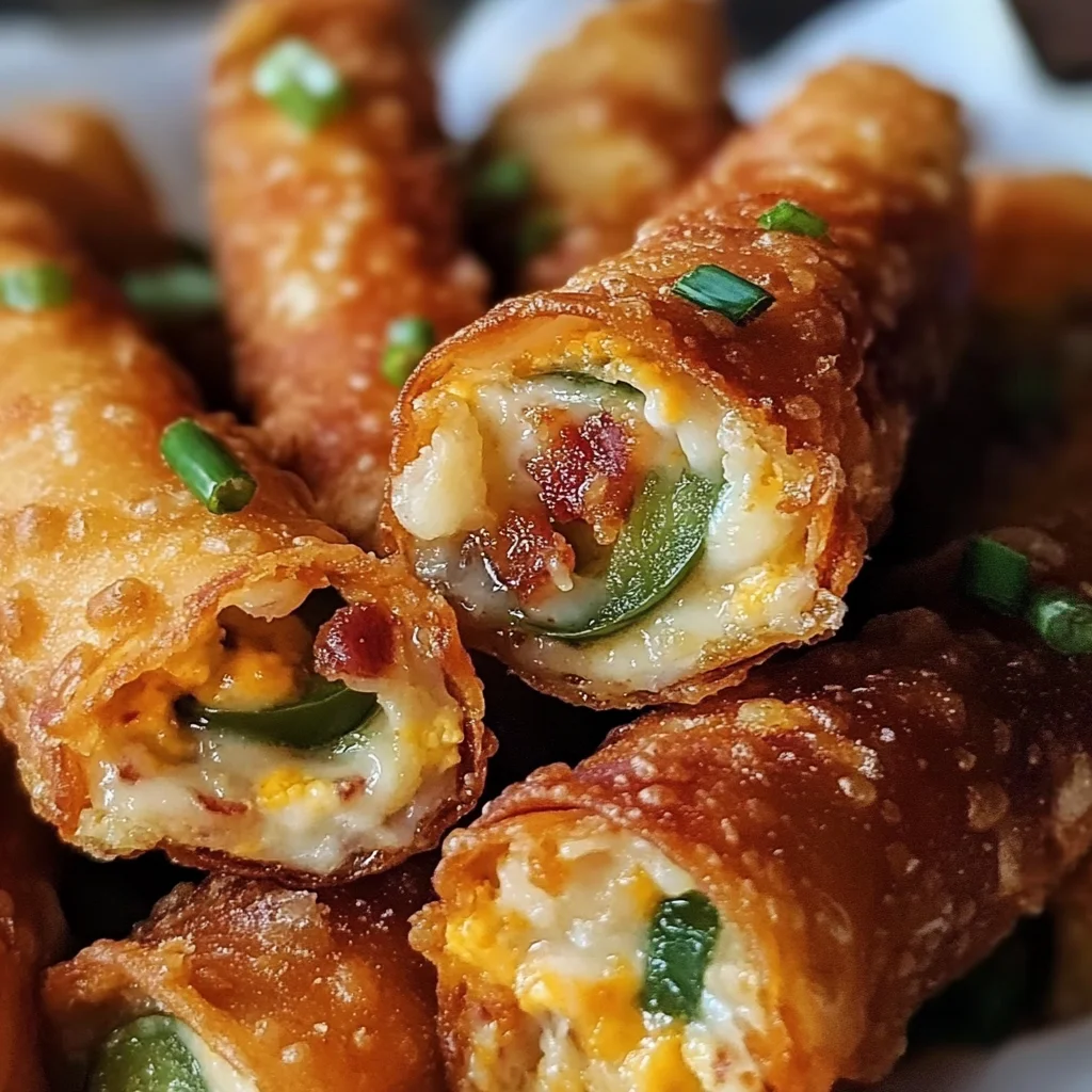 Bacon Jalapeño Eggrolls