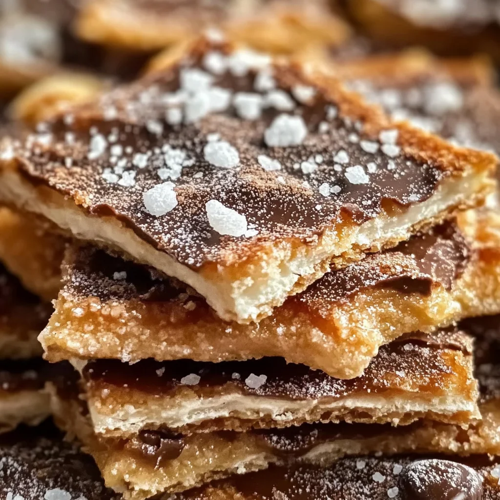 Churro Saltine Toffee