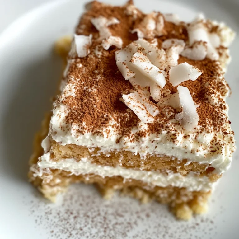 Coconut Rum (Coquito) Tiramisu
