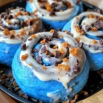 Cookie Monster Cinnamon Rolls Recipe