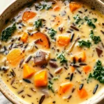 Cozy Autumn Wild Rice Soup