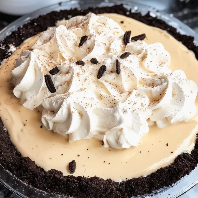 Creamy Coffee Pie Recipe (No Bake, 6 Ingredients)