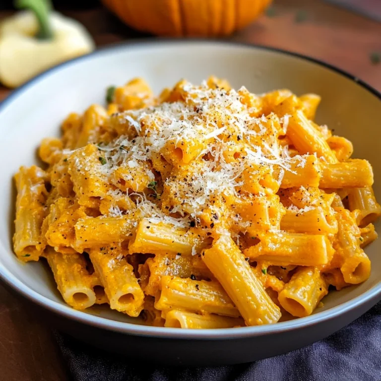 Creamy Parmesan Pumpkin Pasta
