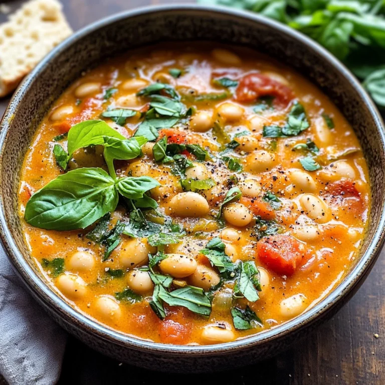 Creamy Tomato White Bean Stew