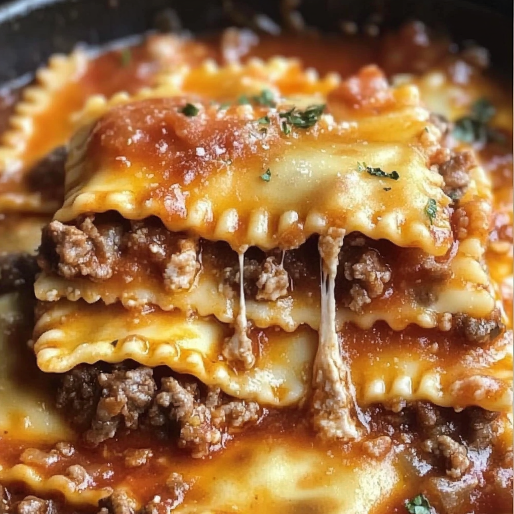 Crockpot Ravioli Lasagna: A Hands-Off, Flavor-Packed Comfort Food Masterpiece