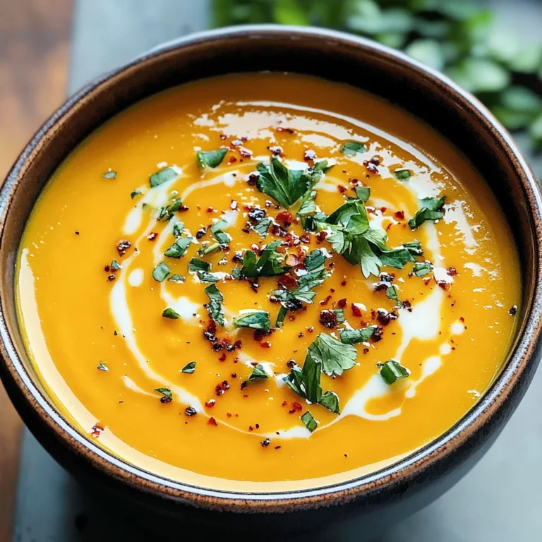 Easy Butternut Squash and Sweet Potato Soup