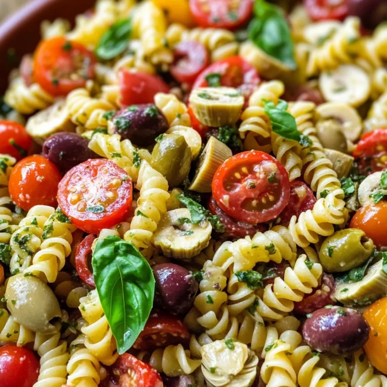 Easy Italian Antipasto Pasta Salad