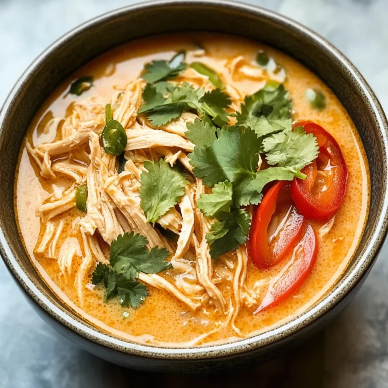 Easy Thai Coconut Chicken Soup