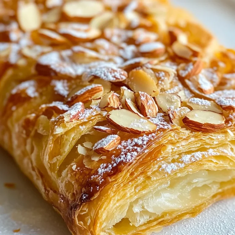 Flaky Sweet Almond Pastry