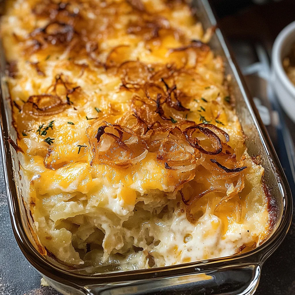 French Onion Funeral Potatoes