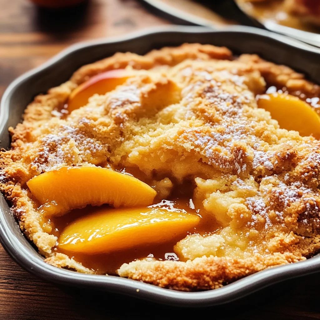 Fresh Peach Cobbler Recipe