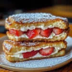 Fried Strawberry Cheesecake Sandwiches