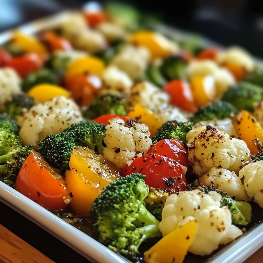 Garlic Roasted Vegetables