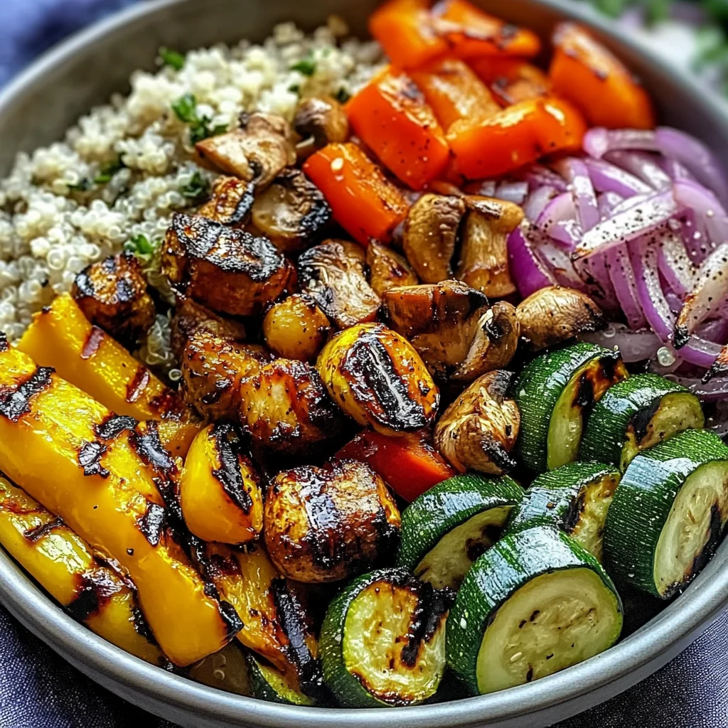 Grilled Veggie Bowl with Quinoa