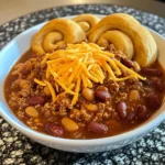 Hillbilly Chili and Cinnamon Rolls