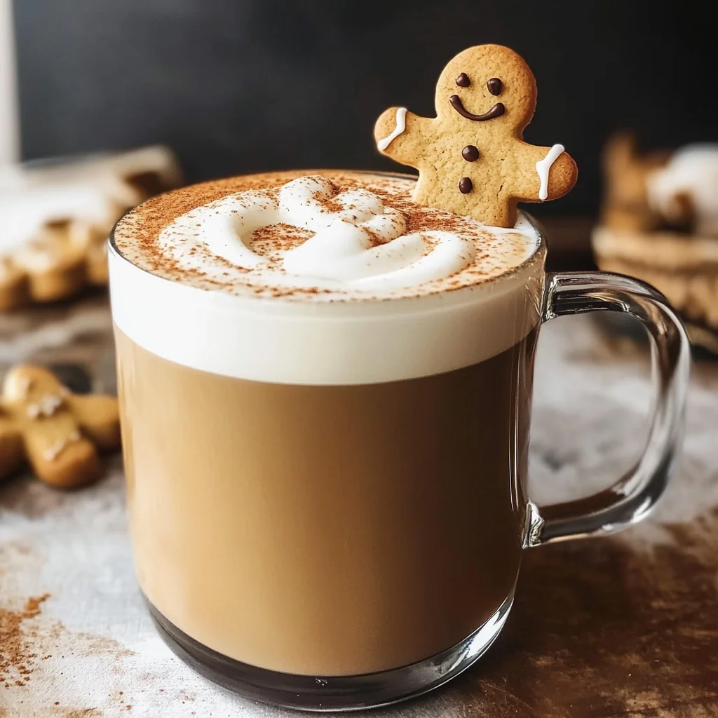 Homemade Gingerbread Latte