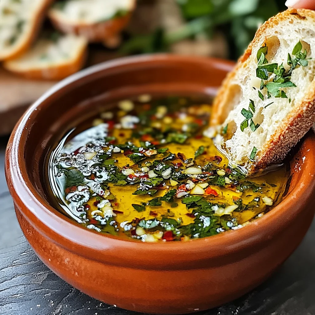 Irresistible Olive Oil Bread Dip