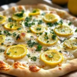 Lemon Pizza with Fresh Herbs