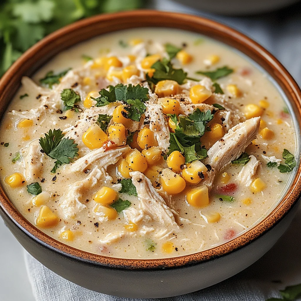 Mexican Street Corn White Chicken Chili Recipe