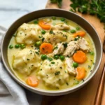 One Pot Chicken Dumpling Soup (with refrigerated biscuit dough!)