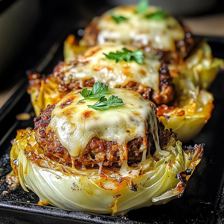 Oven-Baked Cabbage Burgers