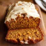 Pumpkin Bread with Cream Cheese Frosting Recipe
