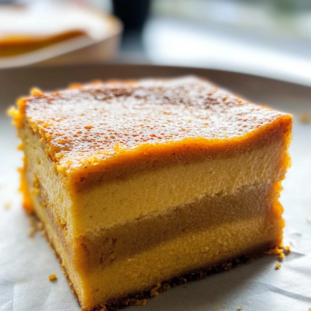 Pumpkin Magic Custard Cake Recipe