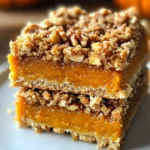 Pumpkin Pie Crumble Bars – Easy Fall Dessert Recipe