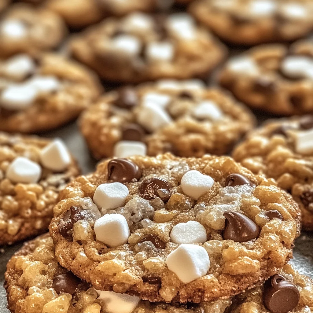 Rice Krispie Cookies with Chocolate Chips Recipe