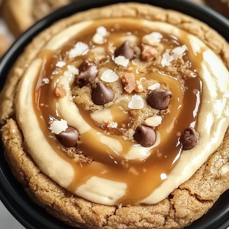 Salted Caramel Cheesecake Cookies