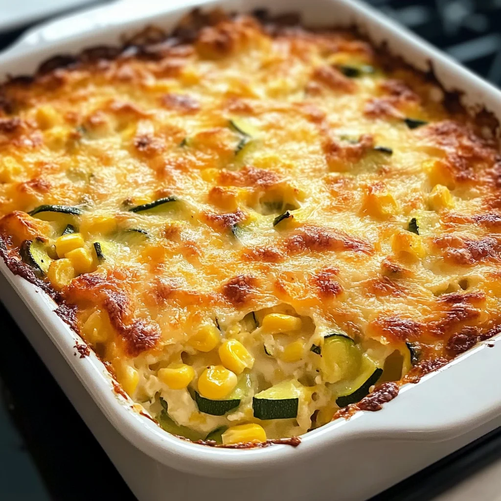 Savory Garden Zucchini Casserole - Alrightwithme