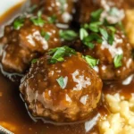 Tasty Slow Cooker Salisbury Steak Meatballs Recipe