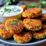 Ultimate Mediterranean Lemon Chickpea Patties with Yogurt Sauce