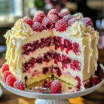 White Chocolate Raspberry Dream Cake : A Heavenly Dessert