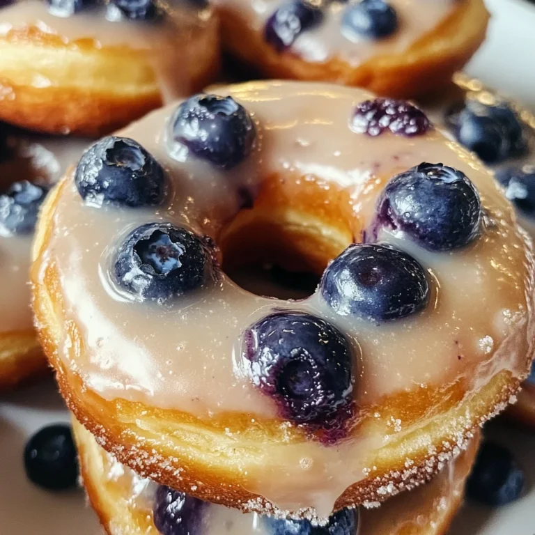 Baked Blueberry Donuts